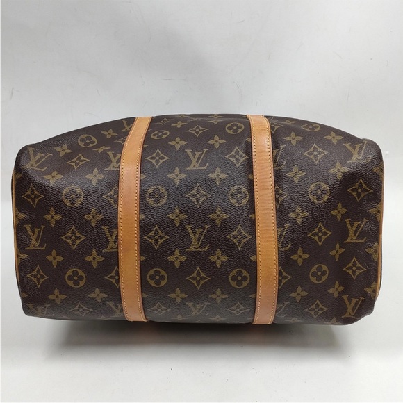 Louis Vuitton Brown and Tan Monogram Duffel Bag - Picture 5 of 10